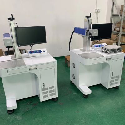 Macchine di segno del laser del metallo 30W 60khz, macchina della marcatura del laser per plastica