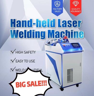 Saldatore tenuto in mano 120mm/S del laser dell'arco 3000W CW dell'argon con l'alimentatore automatico del cavo