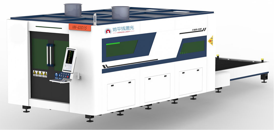 Tabella di scambio della tagliatrice del laser della fibra di CNC di 1500W 4000W IPG max 3015 con la copertura