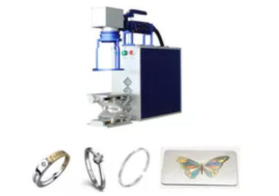Macchina della marcatura del laser della fibra del metallo 50W 3d di colore di Mopa