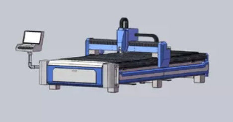 alta precisione della taglierina del laser della fibra del dente di sega 1064nm di 1200mm