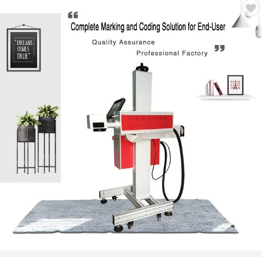 Macchina automatica della marcatura del laser della mosca di 30w 1060mm, incisione laser su carta