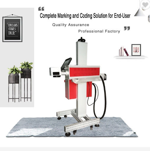 Macchina automatica della marcatura del laser della mosca di 30w 1060mm, incisione laser su carta