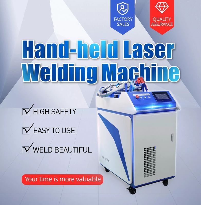 raffreddamento ad acqua tenuto in mano di CW della macchina della saldatura a laser di 500W 1080NM