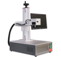 raffreddamento a aria da tavolino della macchina 100kHz del laser della fibra 20W con il pc Raycus max
